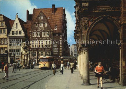 72519624 Bremen Markt Rathausarkaden Roland Arbergen - Bremen