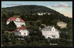 AK Lahr I. B., Neues Reichswaisenhaus, Villa Holzer Und Villa Nestler  - Lahr
