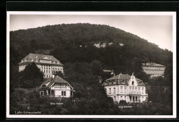 AK Lahr / Schwarzwald, Ortspartie Mit Villa Holzer Und Villa Nestler  - Lahr