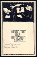 AK Zürich, Maturitat Gymnasium 1912, Rennender Absolvent Verliert Seine Bücher, Absolvia  - Other & Unclassified