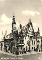 72519565 Breslau Niederschlesien Gotisches Rathaus  - Pologne