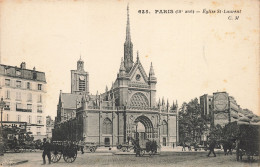 75-PARIS-EGLISE SAINT LAURENT-N°T5308-C/0161 - Kerken
