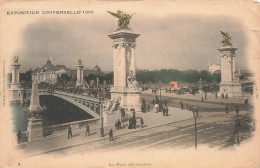 75-PARIS-EXPOSITION UNVERSELLE 1900 LE PONT ALEXANDRE-N°T5308-A/0367 - Expositions