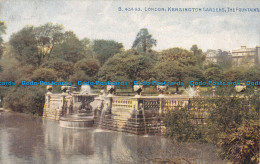 R059201 London. Kensington Gardens. The Fountains. Celesque Series. Photochrom - Sonstige & Ohne Zuordnung