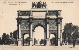 75-PARIS-L ARC DE TRIOMPHE DU CARROUSEL-N°T5308-E/0325 - Arc De Triomphe