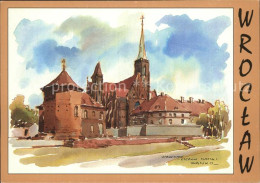72519526 Wroclaw Dominsel Kuenstlerkarte Wroclaw - Pologne