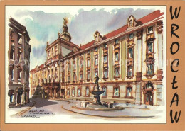 72519525 Wroclaw Stadtansicht Kuenstlerkarte Wroclaw - Pologne