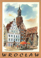 72519524 Wroclaw Kirche Markt Kuenstlerkarte Wroclaw - Pologne