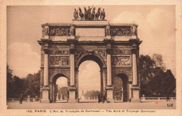 75-PARIS-L ARC DE TRIOMPHE DU CARROUSEL-N°T5308-D/0135 - Triumphbogen