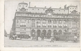 75-PARIS-LA GARE SAINT LAZARE-N°T5308-D/0003 - Metro, Stations