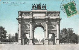 75-PARIS-L ARC DE TRIOMPHE DES TUILERIES-N°T5308-F/0383 - Arc De Triomphe