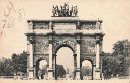 75-PARIS-L ARC DE TRIOMPHE DU CARROUSEL-N°T5308-F/0077 - Arc De Triomphe