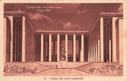 75-PARIS-EXPOSITION INTERNATIONALE 1937 MUSEE DES ARTS MODERNES-N°T5308-H/0281 - Ausstellungen