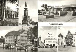 72519204 Greifswald Klosterruine Eldena Dom Sankt Nikolai HO Kaufhalle Rathaus G - Greifswald