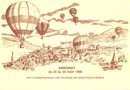 07-ANNONAY-CHAMPIONNAT DE France DE MONTGOLFIERES-N 586-D/0289 - Annonay