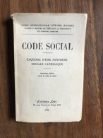 Code Social Esquisse D'une Synthèse Sociale Catholique - Other & Unclassified