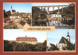72519085 Wechselburg Goehrener Eisenbahnbruecke Schloss Sankt Otto Kirche Wechse - Other & Unclassified