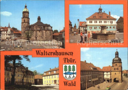 72519055 Waltershausen Gotha Stadtkirche Rathaus Markt Salzmannschule Nikolausto - Autres & Non Classés