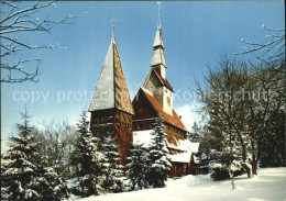 72518955 Hahnenklee-Bockswiese Harz Gustav Adolf Kirche Winter Hahnenklee - Goslar