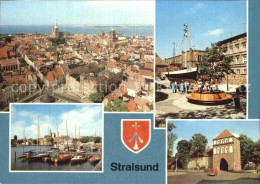 72518815 Stralsund Mecklenburg Vorpommern Blick Von Sankt Marien Kutter Meeresmu - Stralsund