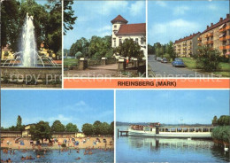 72518784 Rheinsberg Springbrunnen Schloss Joliot Curie Strasse Grienericksee Rhe - Zechlinerhütte
