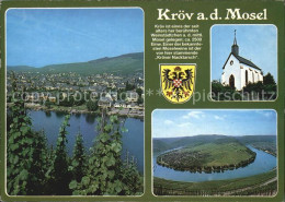 72518776 Kroev Mosel Kirche Panorama Koevenig - Kröv