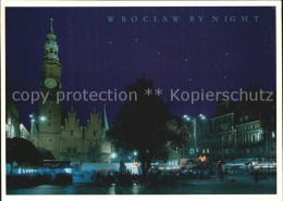 72518723 Wroclaw Nachtaufnahme Rathaus  - Pologne