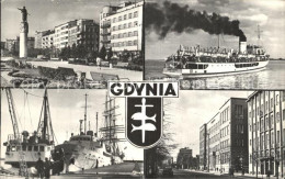 72518556 Gdynia Pommern Hafen Parkanlagen Faehrschiff Stadtansicht Gdynia Pommer - Pologne