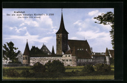 AK Kraftshof, Befestigter Kirchhof Mit Kirche  - Other & Unclassified