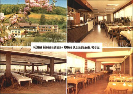 72518427 Ober-Kainsbach Gasthaus Cafe Pension Zum Hohenstein Saal Restaurant Bau - Autres & Non Classés