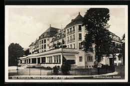 AK Bad Kreuznach, Neues Kurhaus Und Palast-Hotel, Andenkenhaus Simon  - Bad Kreuznach
