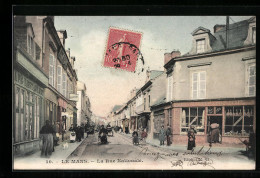 CPA Le Mans, La Rue Nationale  - Le Mans