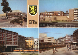 72518216 Gera Haus Der Kultur Historische Stadtmauer Strassenbahndurchfahrt Joha - Gera