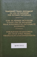 Passport Reisepass Passeport Germany 1957 -  Rare Type - Condition! - FREE SHIPPING! - Documentos Históricos