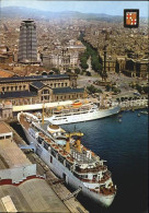 72518113 Barcelona Cataluna Puerta De La Paz Hafen Passagierschiff  - Autres & Non Classés
