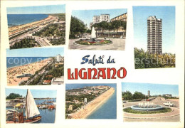 72518090 Lignano Teilansichten Strandpartien Hochhaus Lignano Pineta - Other & Unclassified