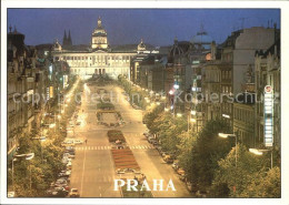 72518027 Praha Prahy Prague Wenzelsplatz Bei Nacht  - Czech Republic