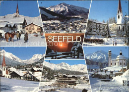 72517950 Seefeld Tirol Schmuckkastl Hocheder Pferdeschlitten Seekirchlein Seefel - Other & Unclassified