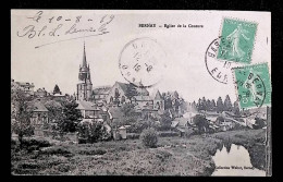 Cp,27, Bernay, église De La Couture, Voyagée 1919 - Bernay