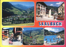 72517874 Saalbach-Hinterglemm Freibad Seilbahn Tracht Saalbach - Other & Unclassified