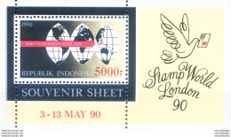 "Stamp World London 90". - Indonésie