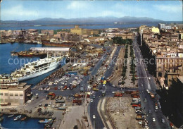 72517599 Cagliari Panorama Des Hafens Und Der Rom Strasse Cagliari - Autres & Non Classés