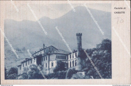Cm576 Cartolina Castello Di Caselette Provincia Di Torino Piemonte - Otros & Sin Clasificación