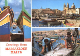 72517530 Marsaxlokk Hafen Fischer  Marsaxlokk - Malta
