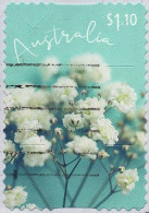AUSTRALIA 2020 $1.10 Multicoloured, Joyful Occasions-White Blossoms Die-Cut Self Adhesive FU - Usados