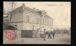 CPA Parigné-l`Evêque, Ecole  - Other & Unclassified