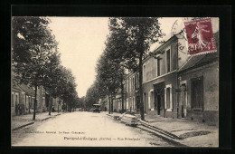 CPA Parigné-l`Evêque, Rue Principale  - Other & Unclassified