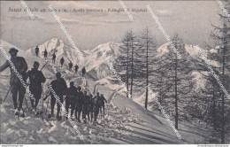 Cm574 Cartolina Sauze D'oulx Sport Invernali Pattuglia Di Shyatori Torino 1918 - Sonstige & Ohne Zuordnung