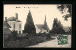 CPA Meurcé, Mairie, Eglise Et Presbytère  - Other & Unclassified