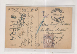 AUSTRIA 1927 WIEN Nice Postcard To LJUBLJANA Postage Due - Lettres & Documents